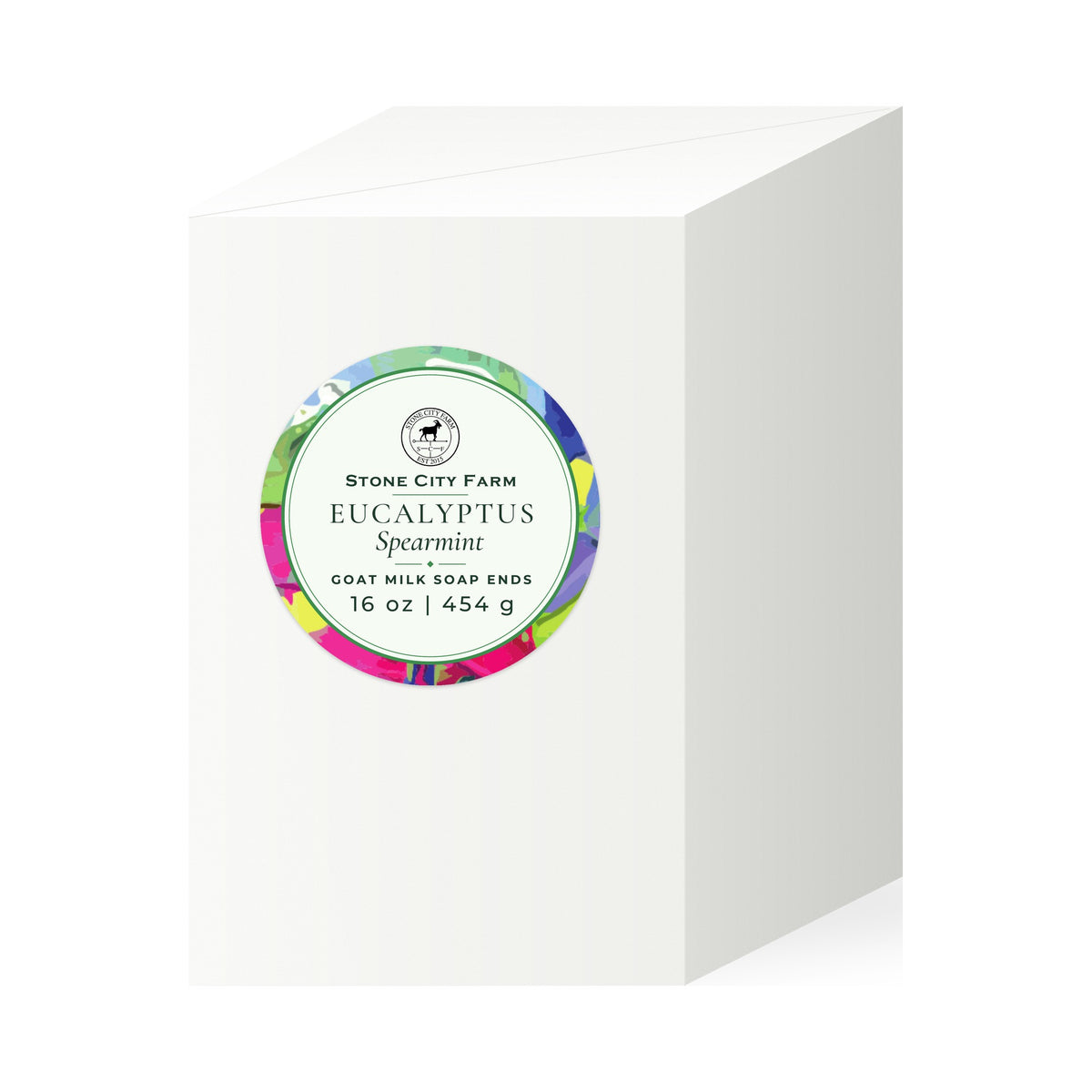 Eucalyptus Spearmint 1 lb Goat Milk Soap Box | Stone City Farm