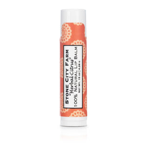 Herbal Citrus lip balm tube, 0.15 oz