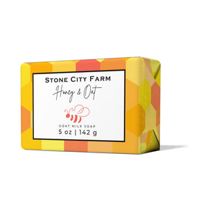 Honey & Oat Goat Milk Soap | Stone City Farm