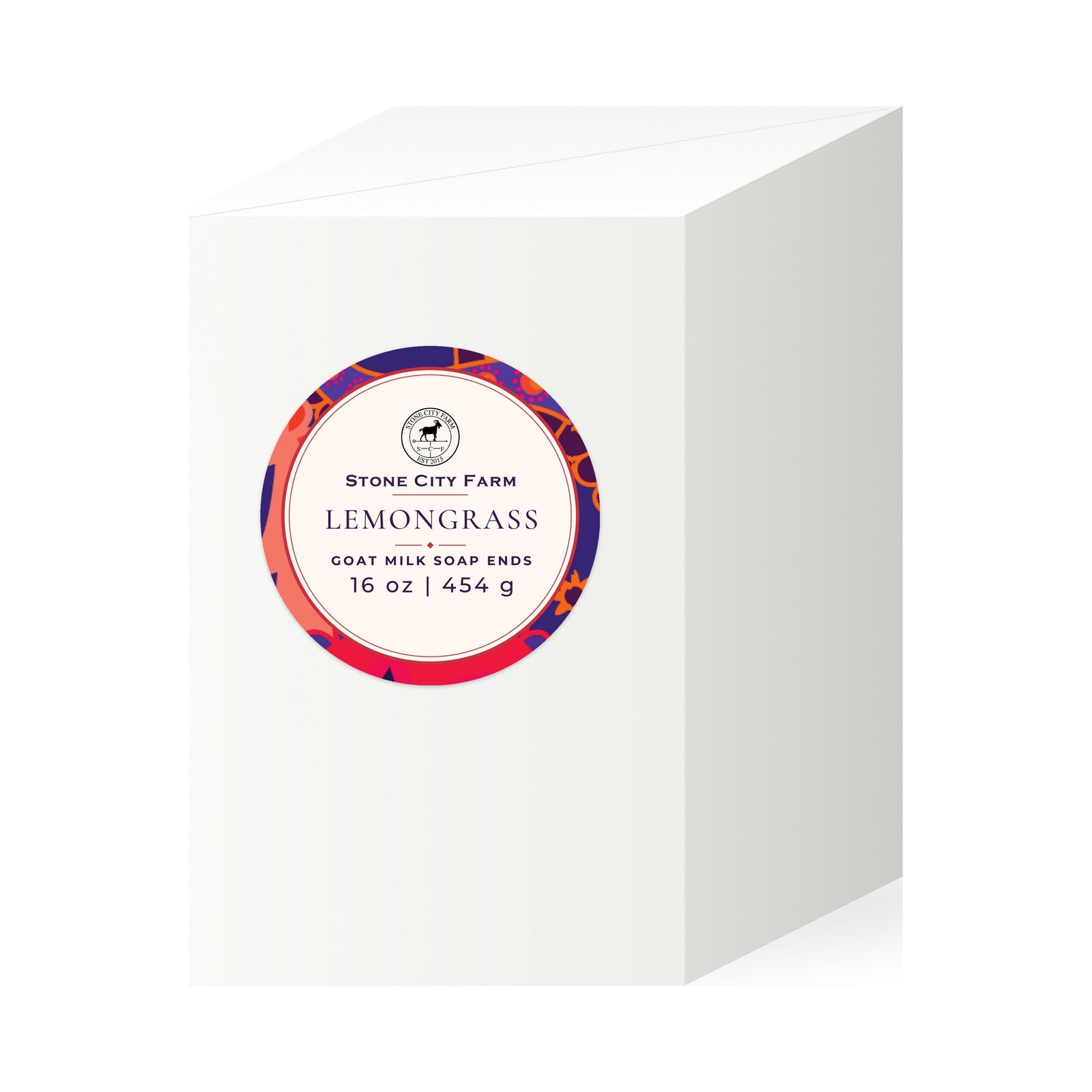 Lemongrass 1 lb Goat Milk Soap Box | Stone City Farm