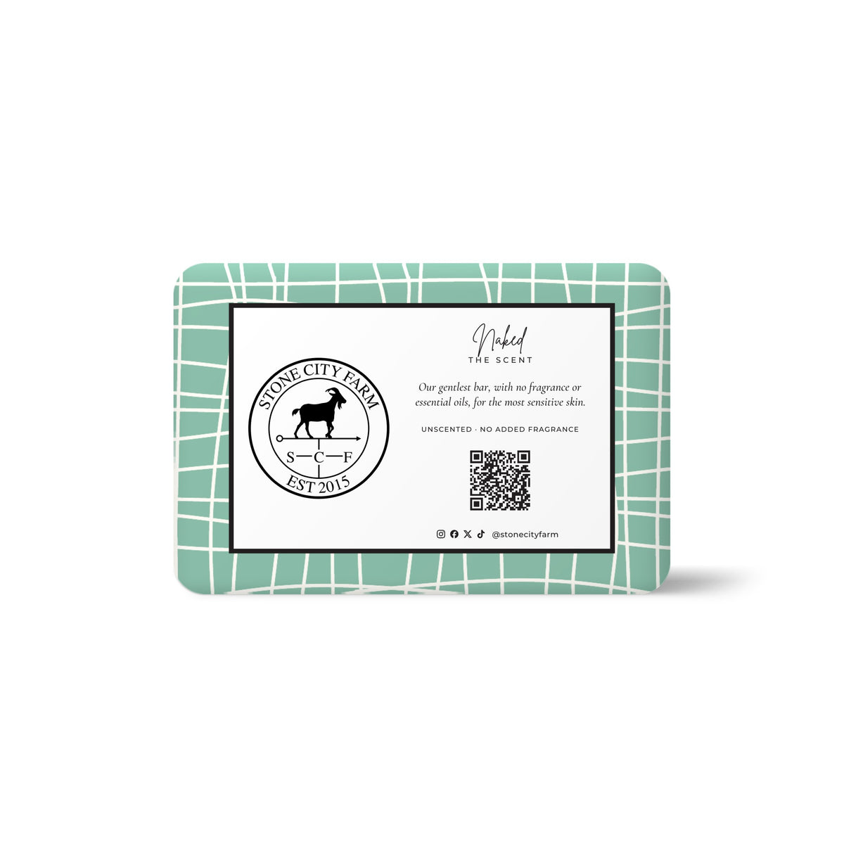 Naked Goat Milk Soap Back | Stone City Farm