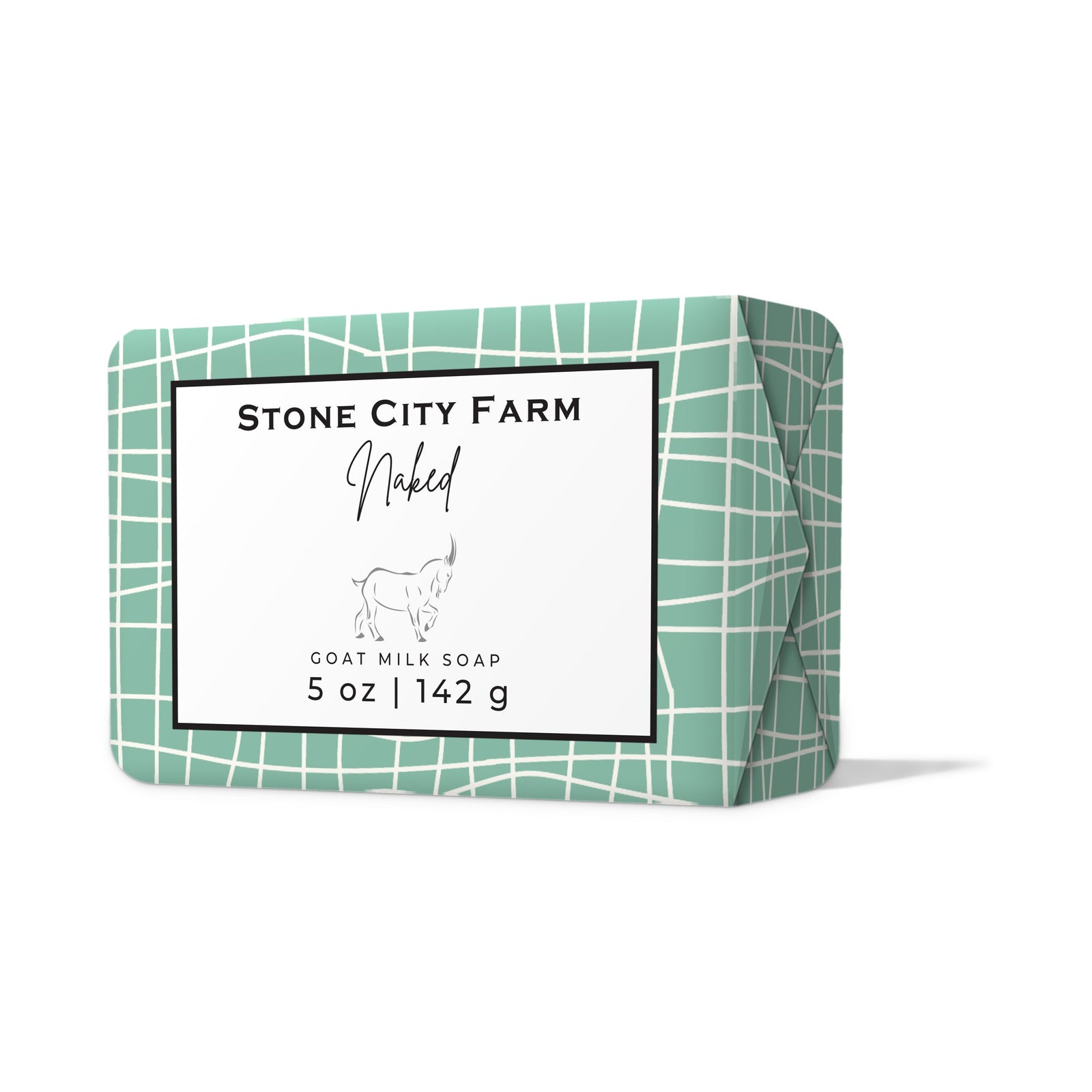 Naked Goat Milk Soap Front | Stone City Farm