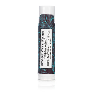 Peppermint lip balm tube, 0.15 oz