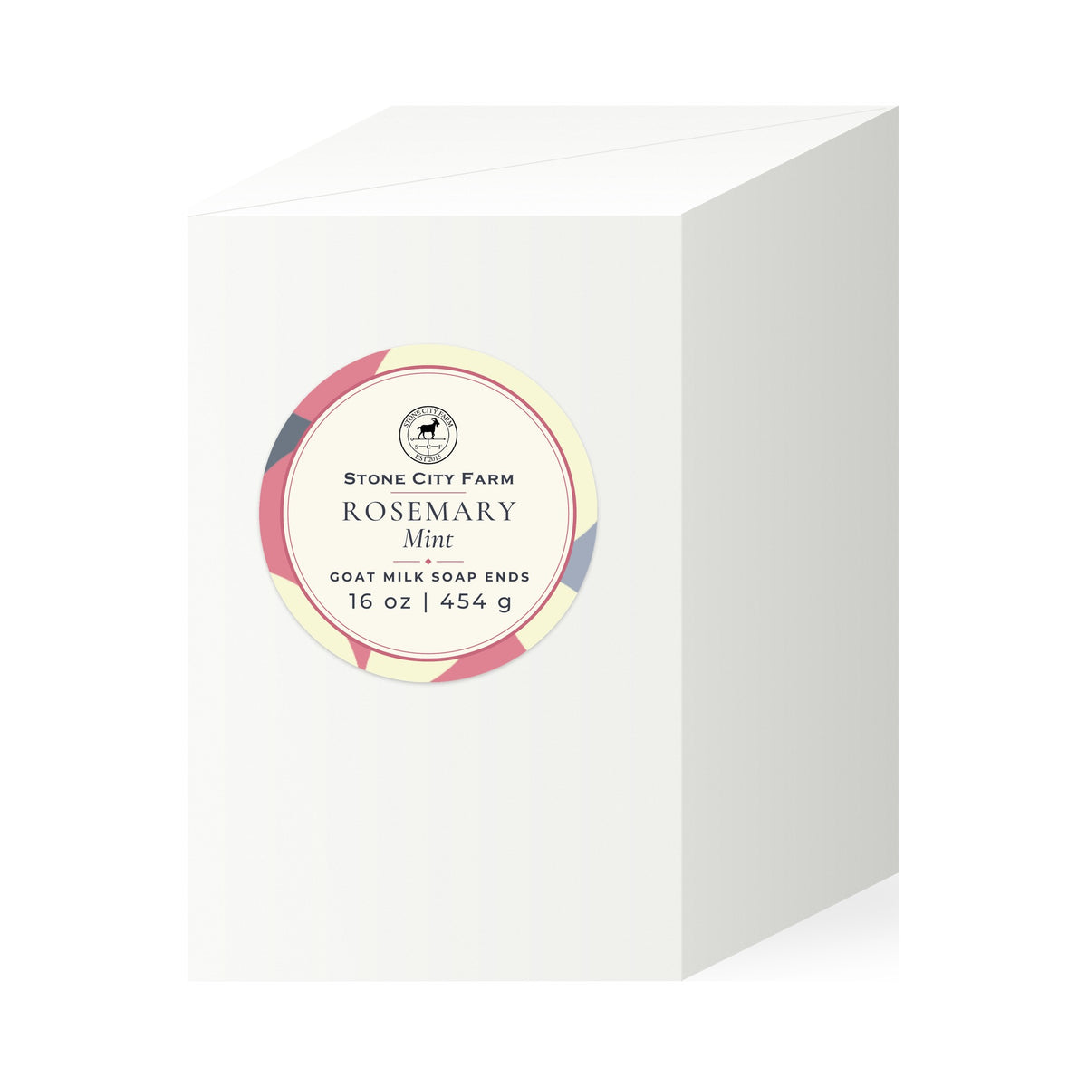 Rosemary Mint 1 lb Goat Milk Soap Box | Stone City Farm