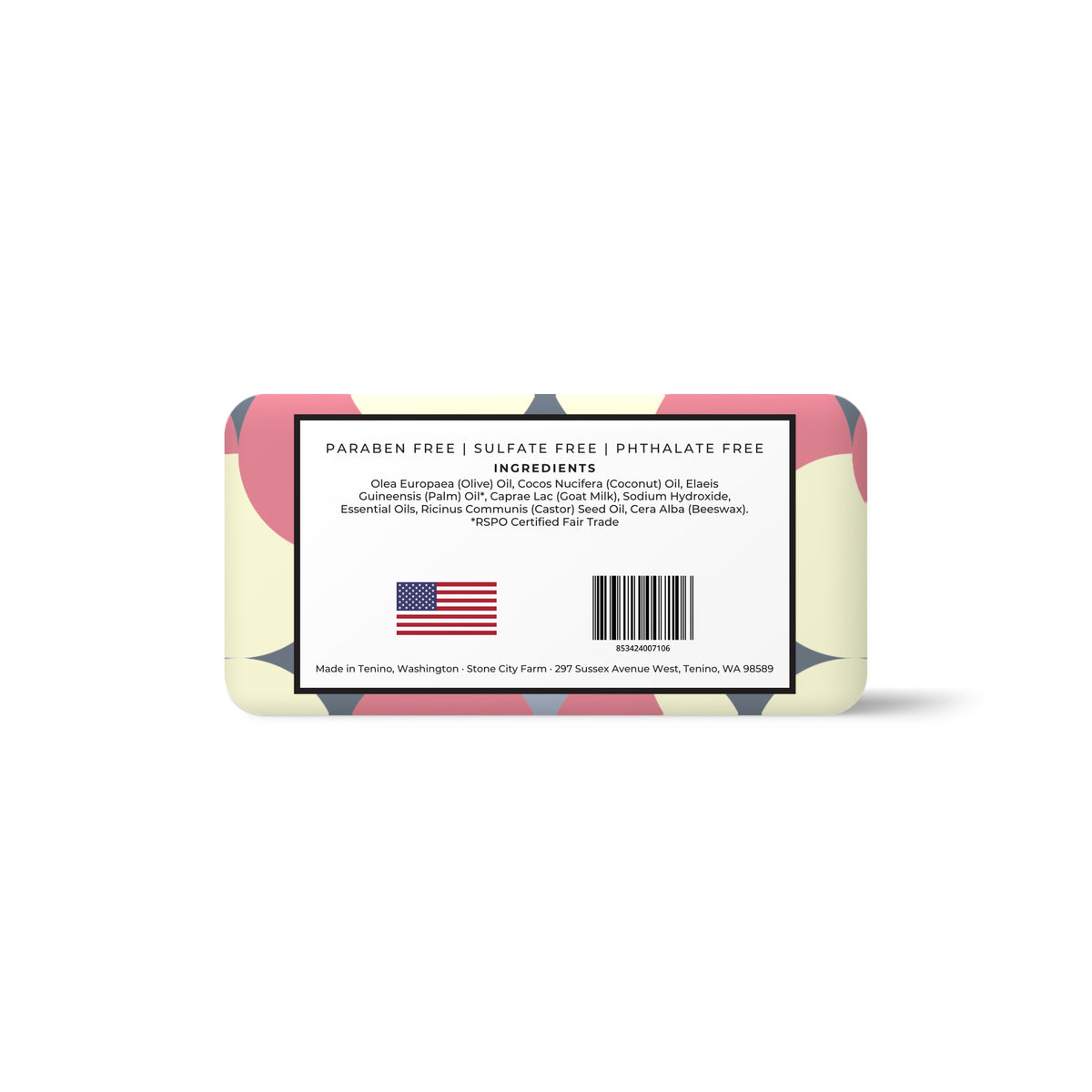 Rosemary Mint Goat Milk Soap Bottom | Stone City Farm