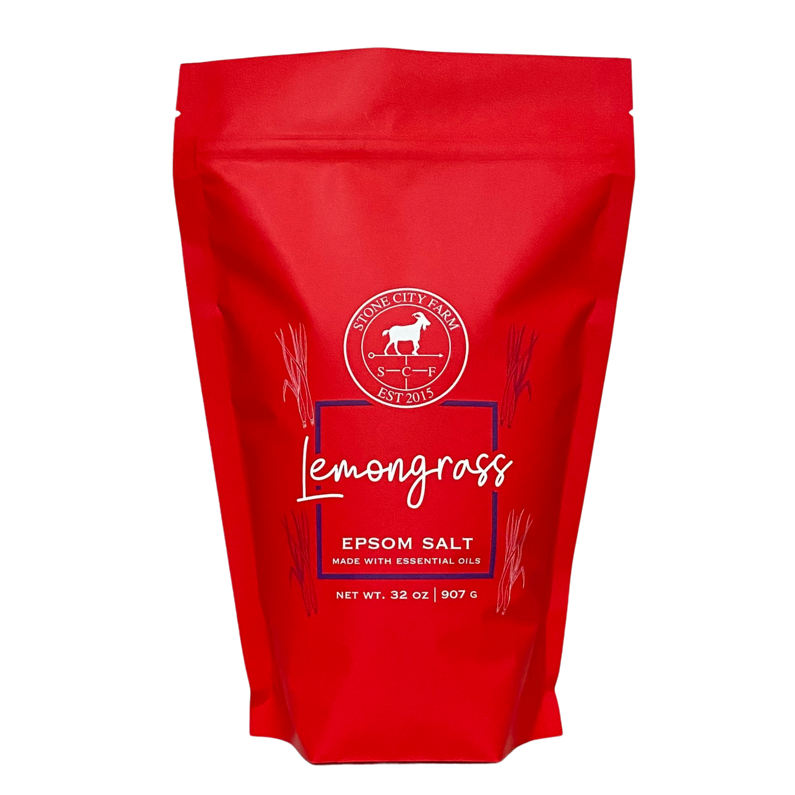 Lemongrass Epsom bath salts