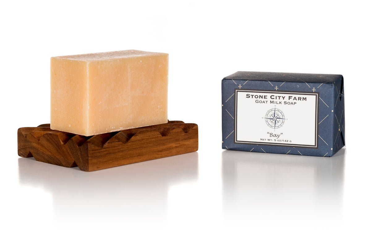 Bay goat milk soap bar