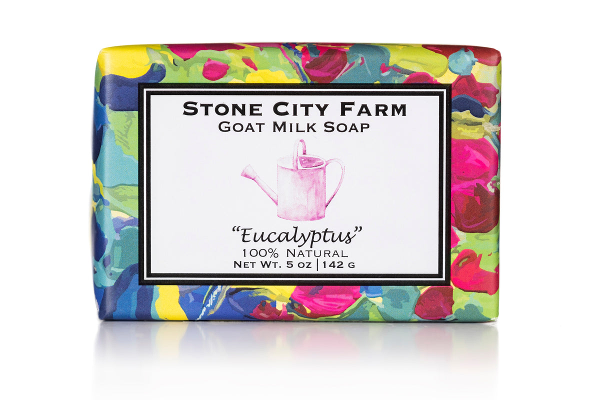 Eucalyptus Spearmint goat milk soap bar
