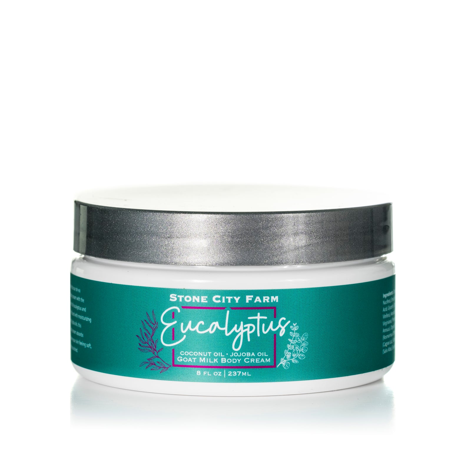 Eucalyptus Spearmint goat milk body cream, 8 fl oz