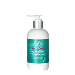 Eucalyptus Spearmint goat milk lotion, 8 fl oz
