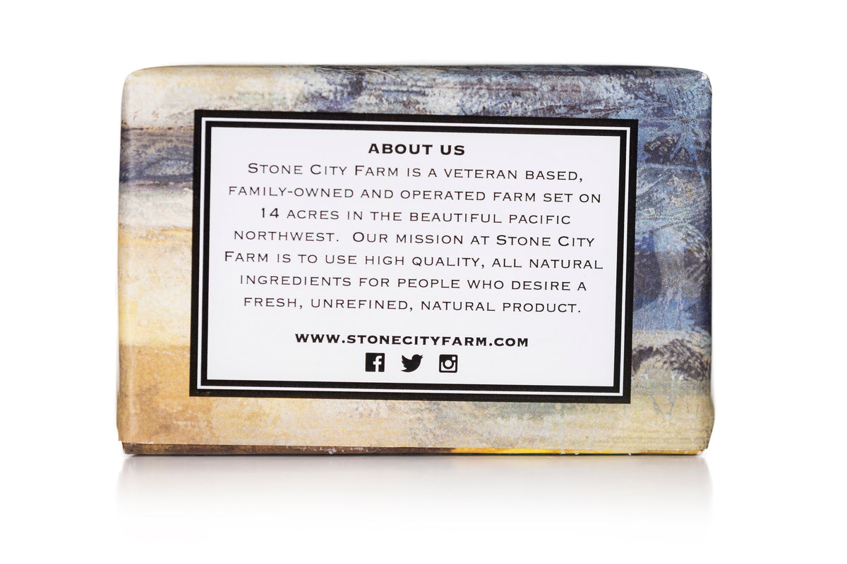 Frankincense & Myrrh goat milk soap bar
