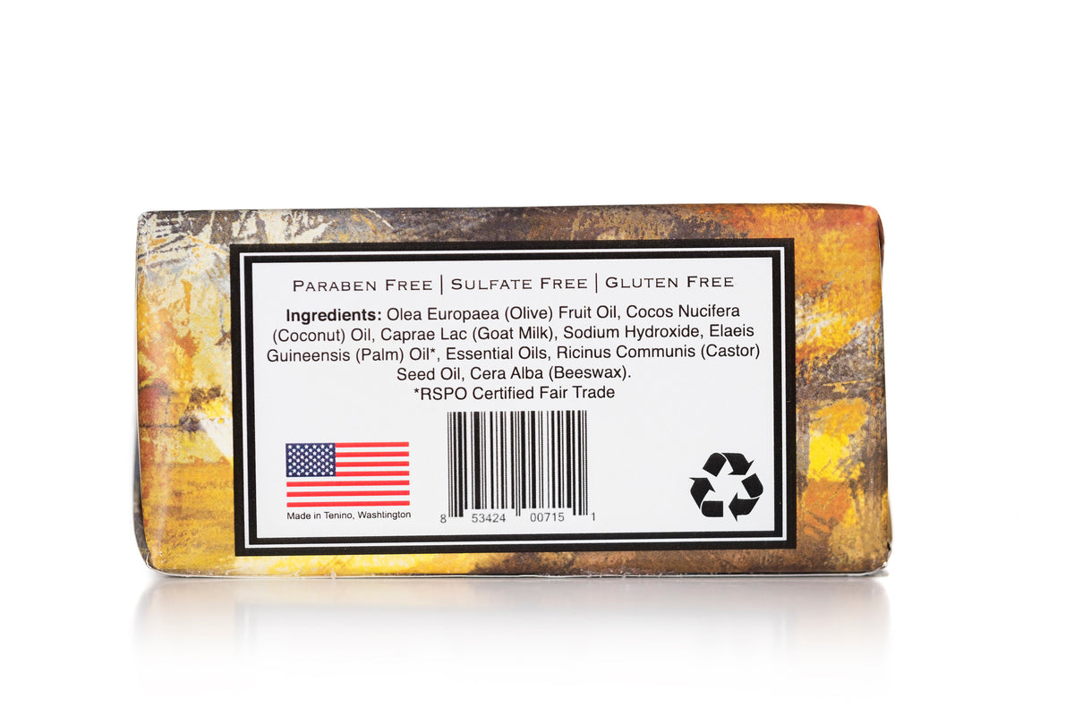 Frankincense & Myrrh goat milk soap bar