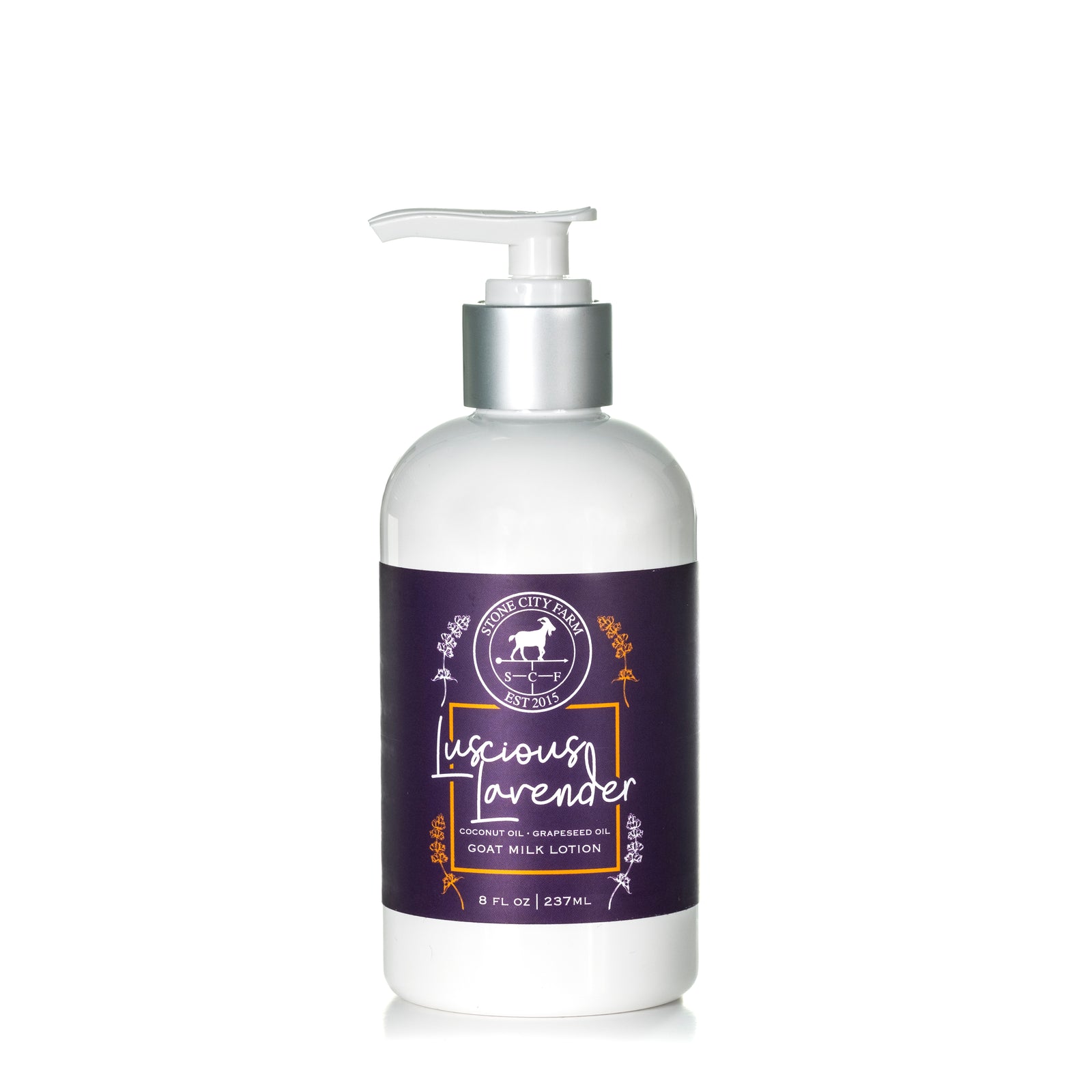 Luscious Lavender goat milk lotion, 8 fl oz