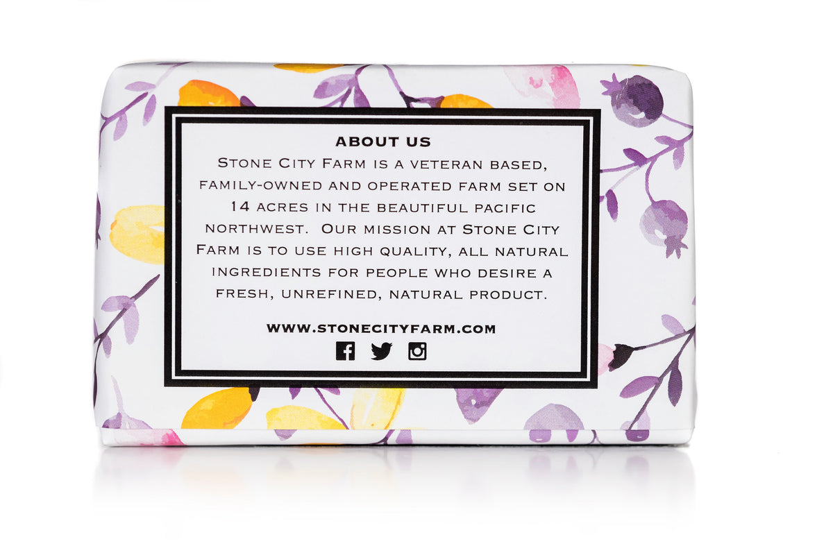 Luscious Lavender goat milk soap bar