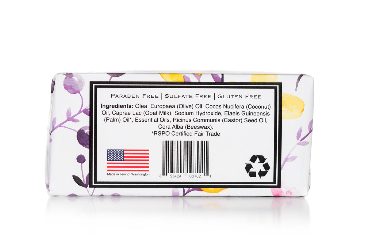 Luscious Lavender goat milk soap bar