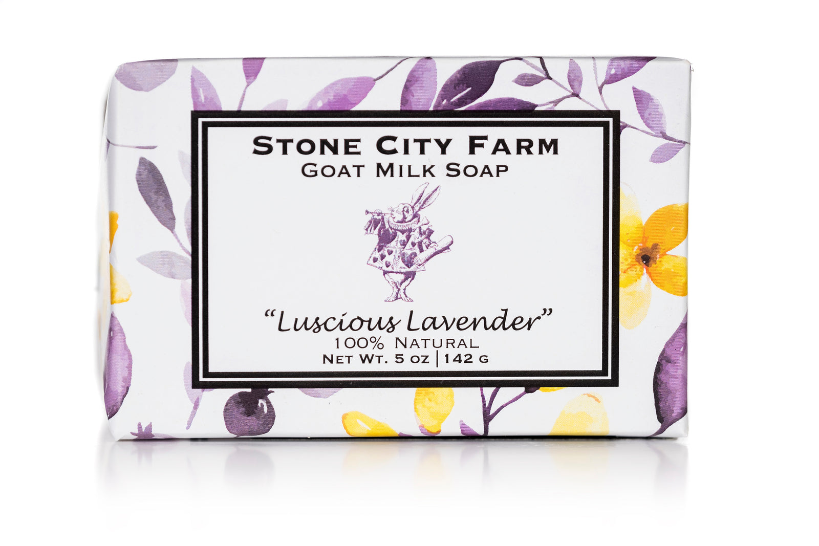 Luscious Lavender goat milk soap bar