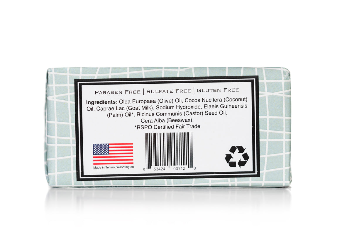 Naked unscented goat milk soap bar