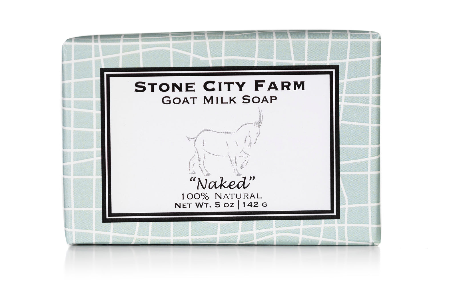 Naked unscented goat milk soap bar