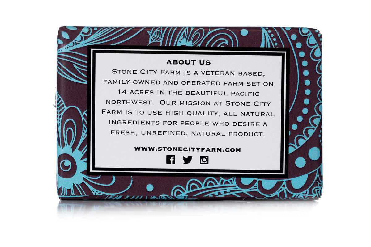 Peppermint Pumice goat milk soap bar