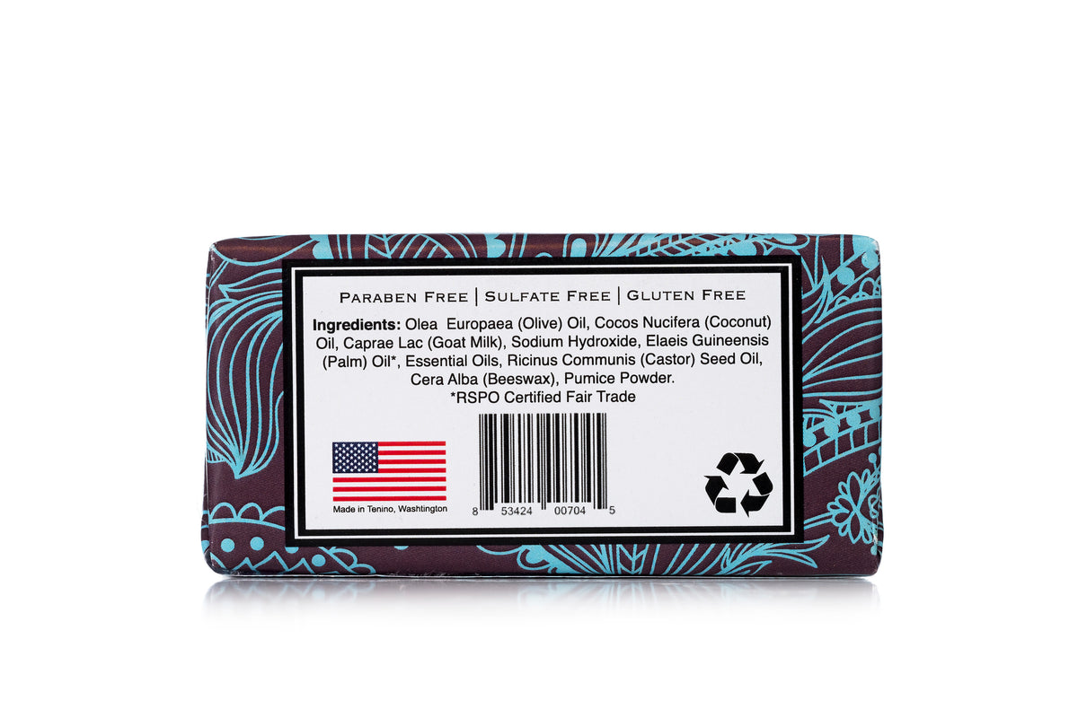 Peppermint Pumice goat milk soap bar