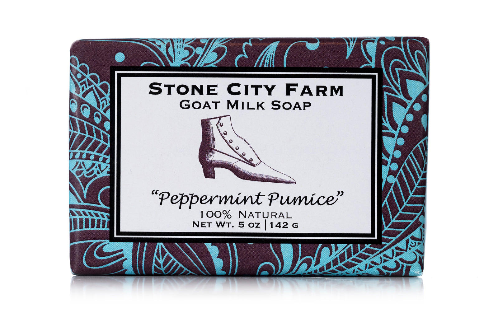Peppermint Pumice goat milk soap bar